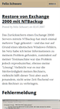 Mobile Screenshot of felix-schwarz.name